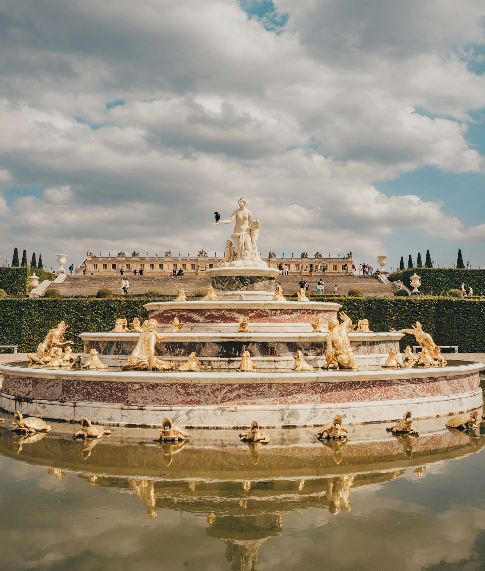 fonte dos jardins de Versalhes