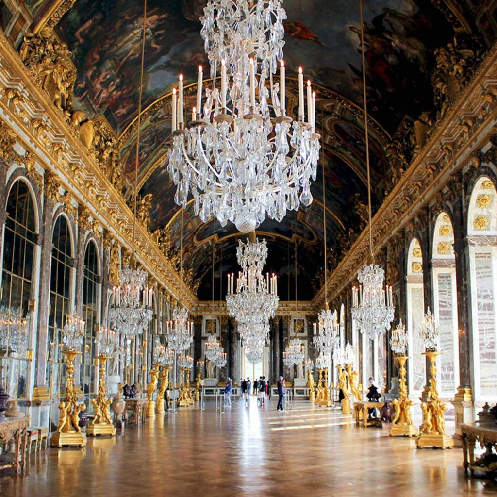 salas dos espelhos de versalhes