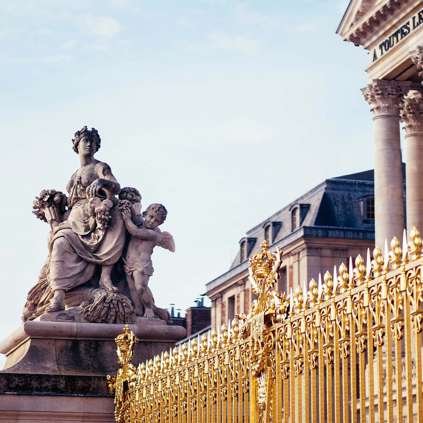 visitando o palácio real de versalhes
